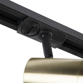 Интелигентна релсова система черна със злато 1-фазен 5-светлина с WiFi GU10 - Jeana