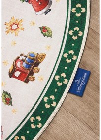 Зелен кръгъл килим с коледен мотив ø 150 cm Green Christmas – Villeroy&amp;Boch
