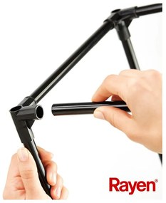 Сив текстилен гардероб 105x161 cm - Rayen