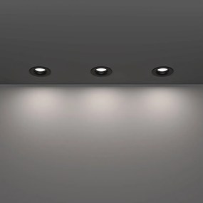 Eglo 902274 комплект 3x LED сферично плафонно осветително тяло SALABATE LED/4,9 W/230 V Ø 8,8 см IP65 черно
