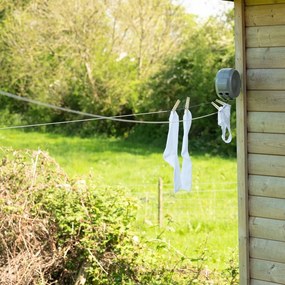 Сива стенна сушилня за дрехи 30 m – Addis