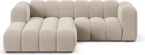 Бежов ъглов диван (ляв ъгъл) Lupine – Micadoni Home