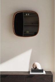 Стенно огледало масивно дърво 50x50 cm Nyko – White Label