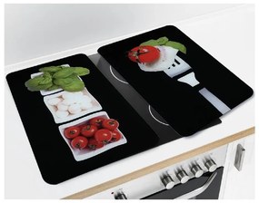 Комплект от 2 стъклени капака за печка , 52 x 30 cm Caprese - Wenko
