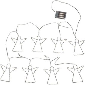 Светлинна верига на батерии с 8 броя крушки, дължина 175 cm Angela – Star Trading