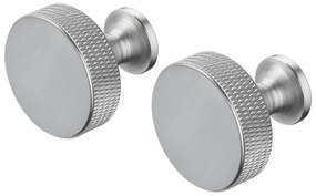 Стенни метални куки в комплект от 2 бр. в матово сребрист цвят Rof – Blomus