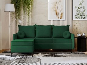 Ъглов диван Leon L-Prasino-Left