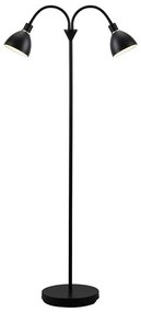 Nordlux - Подова лампа RAY 2xE14/25W/230V черна