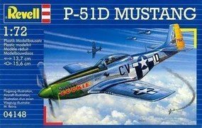 Revell - Сглобяем модел Военен самолет - P-51D Mustang R04148
