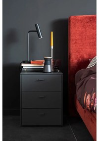 Черна LED затъмняваща се настолна лампа (височина 48 cm) Stina – Fischer &amp; Honsel