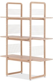 Библиотека за книги от масивна дъбова дървесина , височина 140 cm Muse - Gazzda