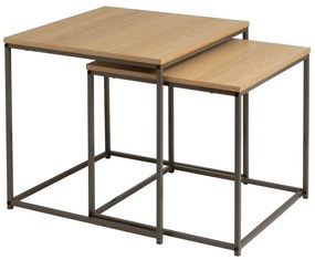 Сгъваеми маси в комплект от 2 броя броя 50x50 cm - Casa Selección