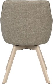 Бежови тапицирани трапезни столове в комплект 2 бр. Alison – Rowico