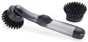 Четка за миене на съдове с дозатор Joseph Joseph SinkTech 6500018, Петна влакна, Сменяема четка, Сив