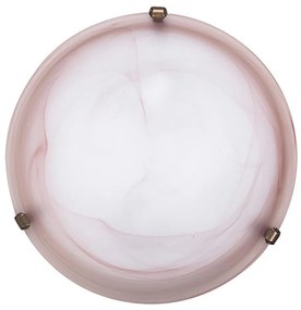 Rabalux 3353 - Таванно осветително тяло ALABASTRO 2xE27/60W/230V алабастрово стъкло