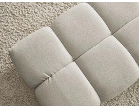 Бежова табуретка от прежда с примки от букле Everest – Bobochic Paris