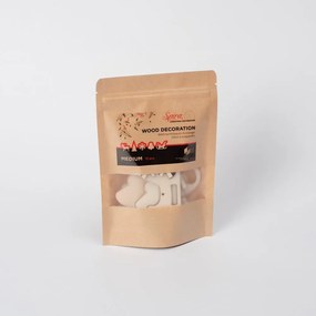 Комплект от 10 дървени коледни декорации Medium - Spira