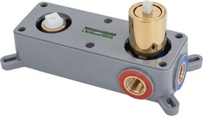 Смесител за мивка за вграждане REA VISION Gold + BOX