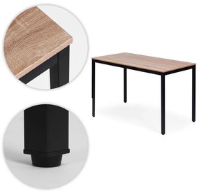 Кухненска маса дъб 120 x 60 cm - универсална маса за 4-5 души