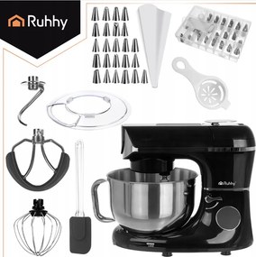 Планетарен кухненски робот Ruhhy 2000W с отопляема купа 5.5l, кантар, таймер