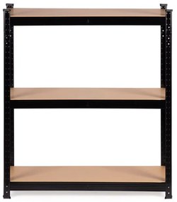 Черен рафт с 5 рафта Дълбочина 30см