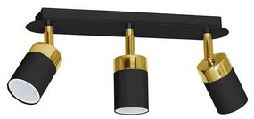 Точково осветително тяло JOKER 3xGU10/25W/230V черно/златисто