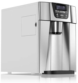 Klarstein ICE VOLCANO 2G машина за ледени кубчета LED | 12кг на всеки 24ч | 2л | 6-10 мин сребриста