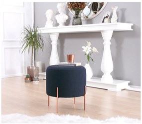 Тъмносиня табуретка Copper – Artie