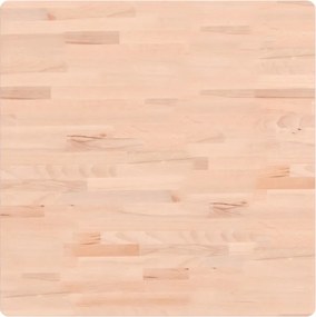 355951 vidaXL Плот за маса 70x70x1,5 см квадратен масивен бук