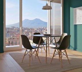 Кухненски стол Fiore KD-черно