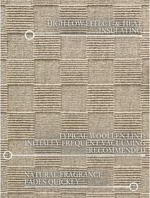 Бежова ръчно изработена вълнена пътека 80x200 cm Scala – Villeroy&amp;Boch