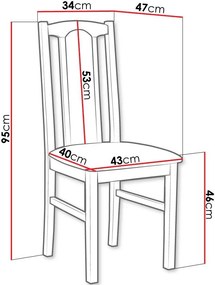 Стол Bossi VII - Leuko - Kafe Skouro