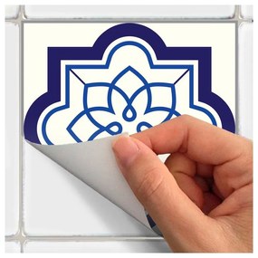 Комплект от 24 стикера за стена Decals Tiles , 10 x 10 cm Eusebio - Ambiance