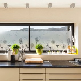 Стикер за прозорец 200x40 cm Dandelions - Ambiance