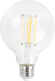 Комплект от 5 смарт E27 димируеми LED крушки G95 прозрачни 7W 806 lm 2700-6500K Zigbee