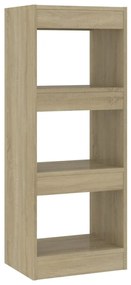 811613 vidaXL Шкаф разделител за стая дъб сонома 40x30x103 см инженерно дърво