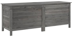 364758 vidaXL Градинска ракла антрацит 150x50x56,5 см чам масив