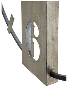 Стенен часовник ø 61 cm сребрист - Mauro Ferretti