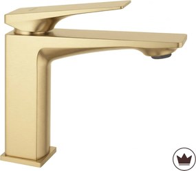 Смесител за мивка Rea Prime Brush Gold Low