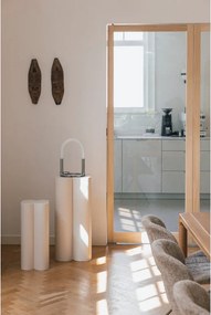 Метална LED затъмняваща се настолна лампа в сребрист цвят (височина 36 cm) Arch – Zuiver
