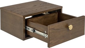 Нощно шкафче от декор от дъб в тъмно естествен цвят Monfort – Actona