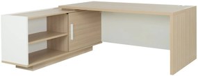 Ъглово бюро Marbrand-Left-Sonoma-Leuko-Дължина:200cm