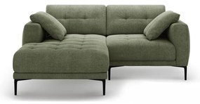 Зелен ъглов диван (ляв ъгъл) Bemy – Micadoni