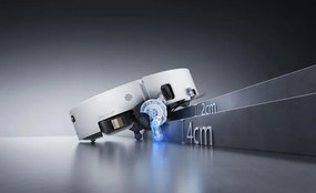 Прахосмукачка робот Dreame Aqua 10 Ultra Track RLR81CE-WH, 25000 Pa, 200 мин, 3.5/4 л, Сухо/мокро, AI камери, VersaLift DToF, Автоматично почистване на моп при 100°C, Бял