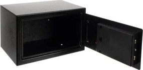 Сейф Malatec 22627, Капацитет 10л, Метален сейф за пари, Електронно заключване, Ключ, стенен или подов монтаж, 30x19,5x17см, черен