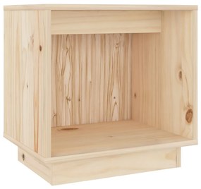 813335 vidaXL Нощно шкафче, 40x30x40 см, борово дърво масив