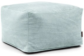 Пуф от рипсено кадифе в цвят мента Softbox MooG – SLOWDOWN