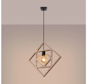 Sollux SL.1757 - Пендел CARO 1xE27/15W/230V бук