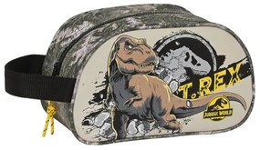 Ученически несесер Jurassic World Warning Сив 26 x 15 x 12 cm