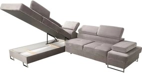 Ъглов диван Gelito-Бежов-Десен